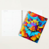 Kleurrijk bloemenmandala ontwerp planner (Display)