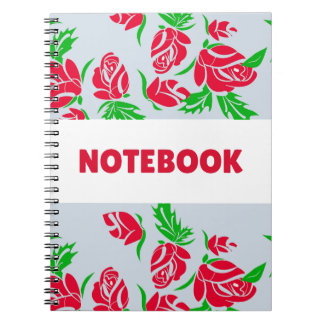 Kleurrijk bloemennotitieboek – Minimalistische blo Notitieboek