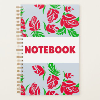 Kleurrijk bloemennotitieboek – Minimalistische blo Planner