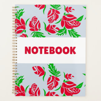 Kleurrijk bloemennotitieboek – Minimalistische blo Planner