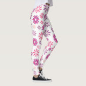 Kleurrijk Bloemenpatroon Ontwerp Leggings (Rechts)