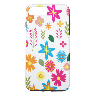 Kleurrijk Bloemmotief iPhone 8 Plus / 7 Plus Hoesje