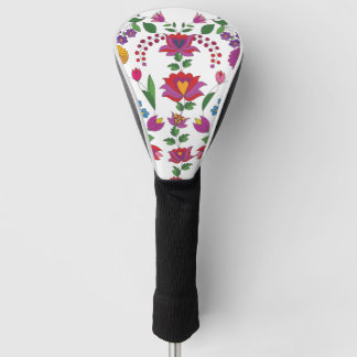 Kleurrijk Bloemmotief Golfheadcover