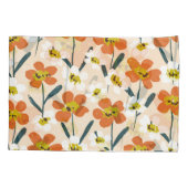 Kleurrijk,  bloemmotief. kussensloop (Achterkant)