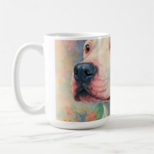 Kleurrijk bloemschilderij van Pit Bull - All-Over Koffiemok