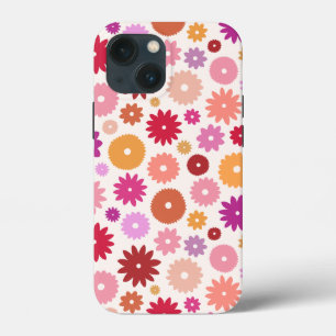 Kleurrijk Bloesem Patroon iPhone 13 Mini Hoesje