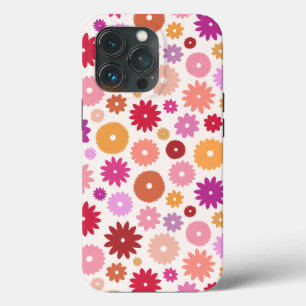 Kleurrijk Bloesem Patroon iPhone 13 Pro Hoesje