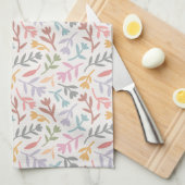 Kleurrijk Boho Bloemmotief Theedoek (Quarter Fold)