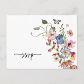 Kleurrijk Boho RSVP-Briefkaart Briefkaart (Voorkant)