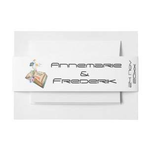 Kleurrijk Boho Wildbloem Uitnodigingen Wikkel