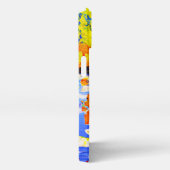 Kleurrijk bosmoeras. Bestel nu iPhone Hoesje (Rechterkant)