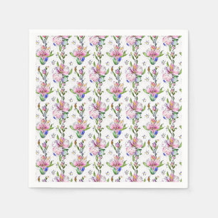 Kleurrijk Botanisch Patroon - Artistieke Flora Servet