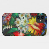 kleurrijk bouquet iPhone 5 Hoesje (Achterkant (horizontaal))