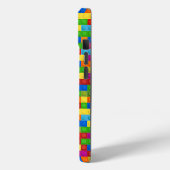 Kleurrijk bouwsteenpatroon Case-Mate iPhone case (Achterkant / Links)