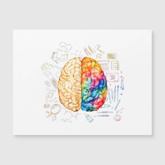Kleurrijk brein - wetenschap en kunst - neuroweten (Voorkant)