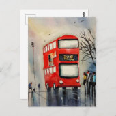 Kleurrijk briefkaart voor stadkunst #12 (Voorkant / Achterkant)