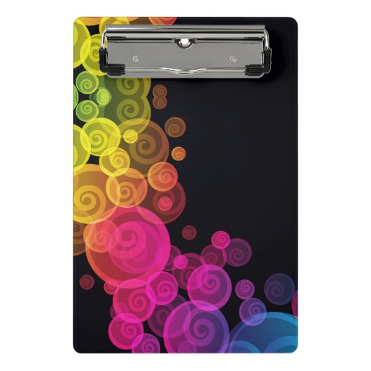 Kleurrijk bubble klembord mini klembord (Voorkant)