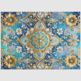 Kleurrijk Byzantijns Jewel Art Weefselpapier Tissuepapier