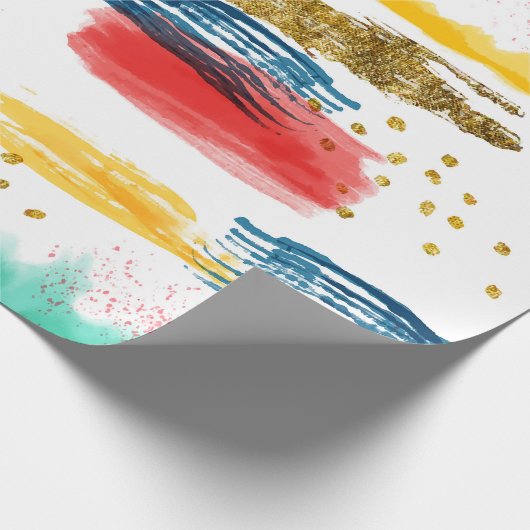 kleurrijk cadeaupapier (Hoek)