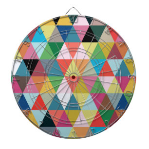 Kleurrijk Caleidoscoop Gevormd Dartboard Dartbord