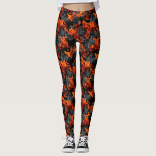 Kleurrijk Camo Moeder Verjaardagscadeau Sportkled Leggings