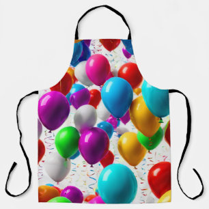 Kleurrijk Celebration ballon ontwerp Schort