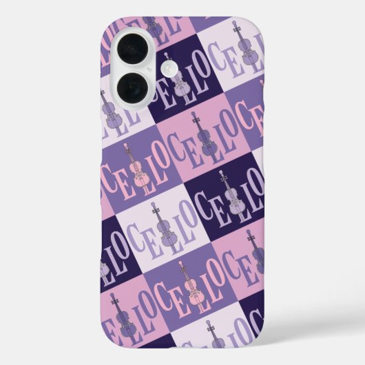 Kleurrijk Cellos Patroon Case-Mate iPhone Case (Achterkant)