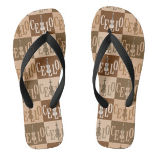 Kleurrijk Cellos Patroon Teenslippers