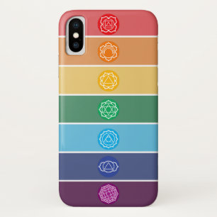 Kleurrijk Chakra Menselijke Energie iPhone X Hoesje