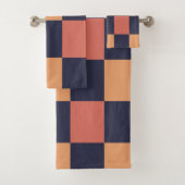 Kleurrijk Checkerboard Patroon Bad Handdoek (Insitu)