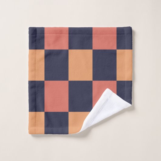 Kleurrijk Checkerboard Patroon Bad Handdoek (Wasdoekje)