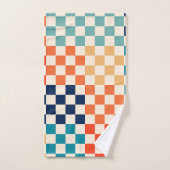 Kleurrijk Checkered-schaakbordpatroon Bad Handdoek (Handdoek)