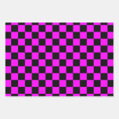 Kleurrijk Checkered-schaakbordpatroon Inpakpapier Vel (Voorkant)