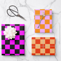 Kleurrijk Checkered-schaakbordpatroon
