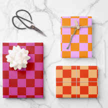 Kleurrijk Checkered-schaakbordpatroon