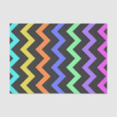 Kleurrijk Chevron Levendig Koel Zomerpret Patroon Tissuepapier (Voorkant)