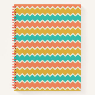 Kleurrijk Chevron Patroon Notitieboek Ontwerp