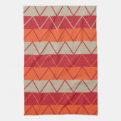 Kleurrijk Chevron Stripe Patroon Theedoek (Verticaal)