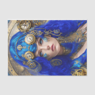 Kleurrijk chique steampunk tissuepapier