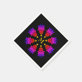 Kleurrijk | CHRISTMAS TREE | Monogrampapier Servet (Hoek)