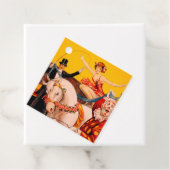  kleurrijk Circus Performer Poster Bedankjes Labels (In situ)