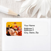  kleurrijk Circus Performer Poster Etiket (Insitu)