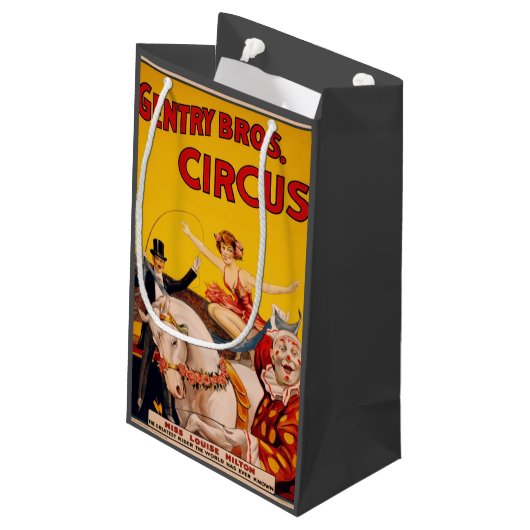 kleurrijk Circus Performer Poster Klein Cadeauzakje (Achterkant Gekanteld)