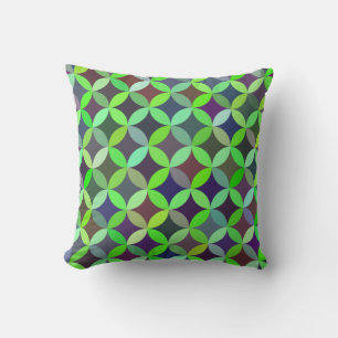 Kleurrijk Cirkel Ster Quilt Patroon Kussen
