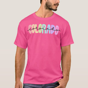 Kleurrijk Colorado Honkbal Mouw T-shirt