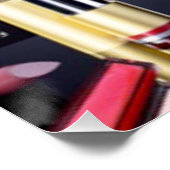 Kleurrijk Cosmetisch collage Perfect Poster (Hoek)