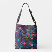 kleurrijk crossbody tas (Achterkant)