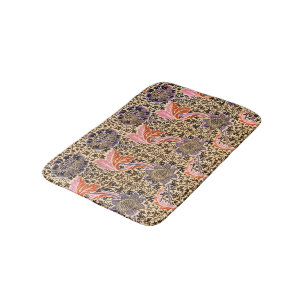  kleurrijk decoratief bloemenpatroon badmat