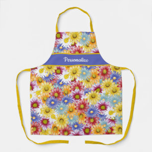 kleurrijk dessins Fun Floral Design Schort