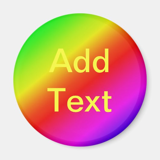 Kleurrijk diagonaal van regenbooggradiënt magneet (Voorkant)